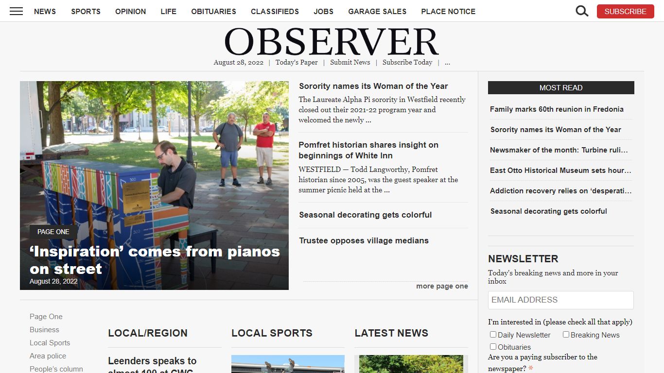 Area police | News, Sports, Jobs - Observer Today